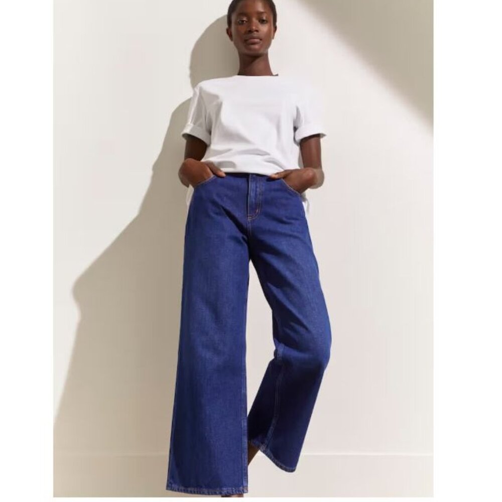 COS Women's High Rise Blue Jeans